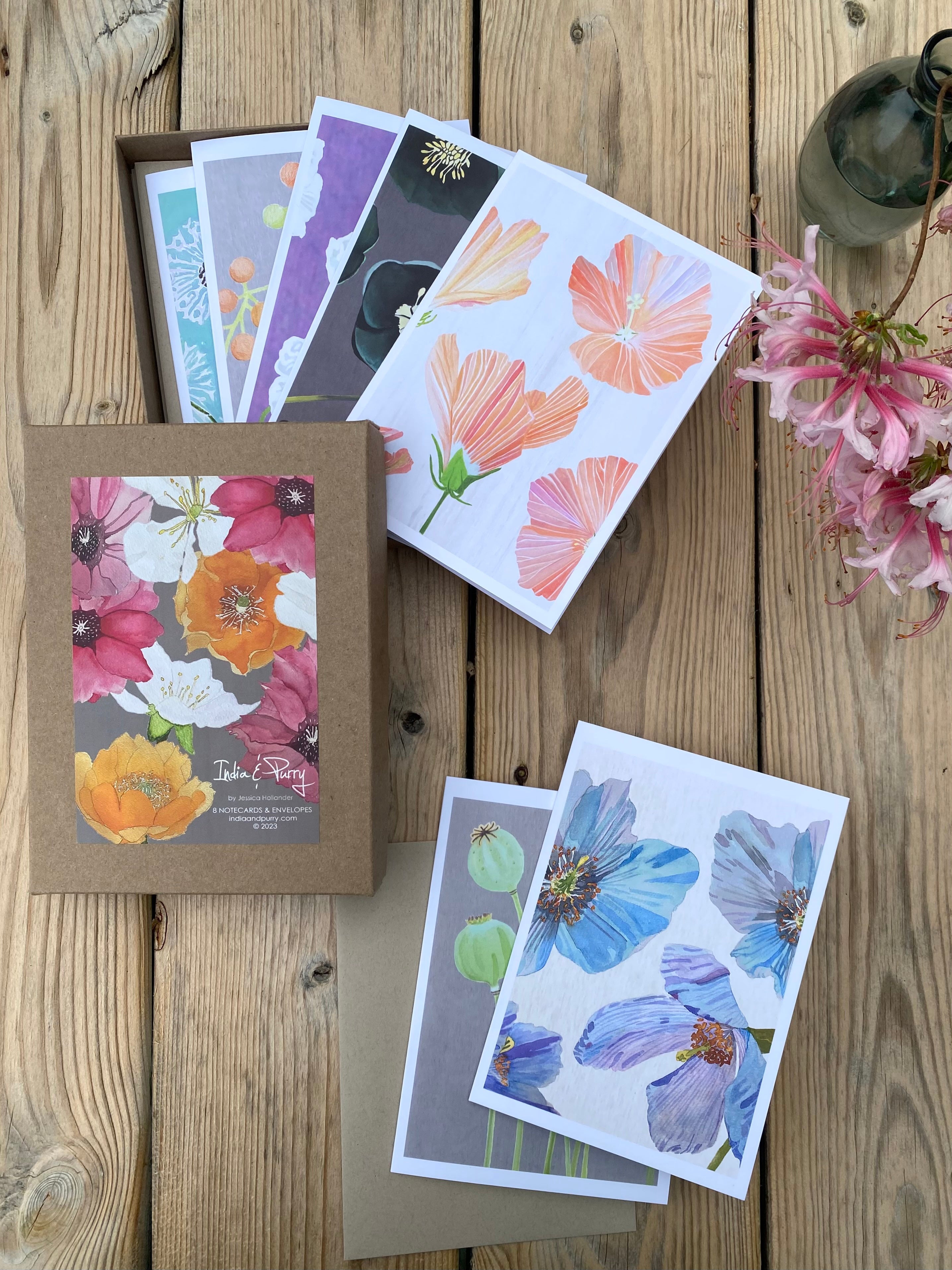 Set of 8 Notecards